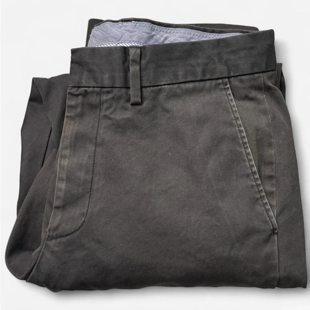 J. Crew Chino Men’s Slim Pants 30x30 Straight Leg Preppy Skate‎ Black Faded